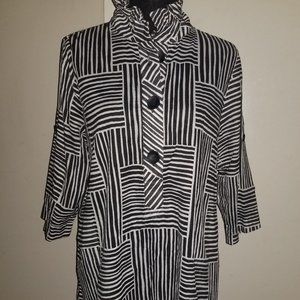Terra Patchwork 3/4 Sleeve Tunic - Size S